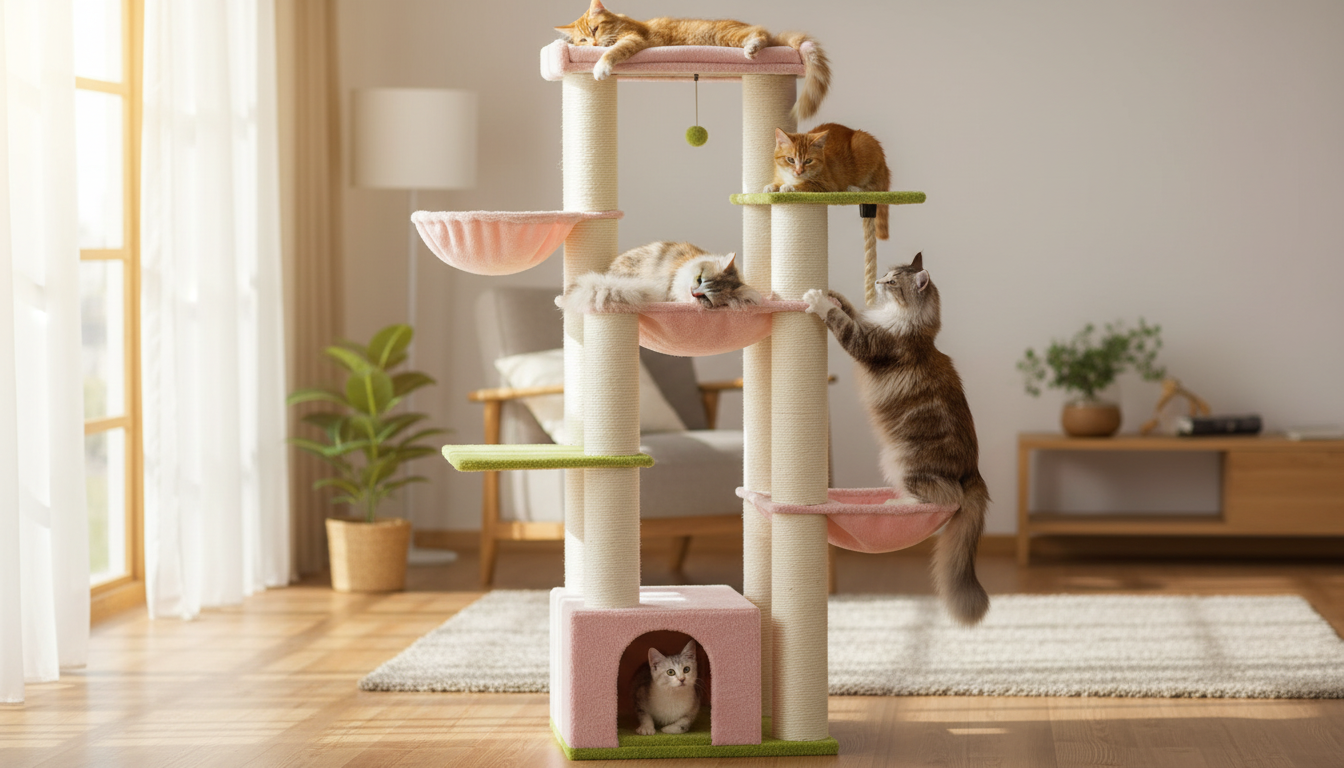 Best Cat Trees for Climbing, Scratching & Cozy Naps