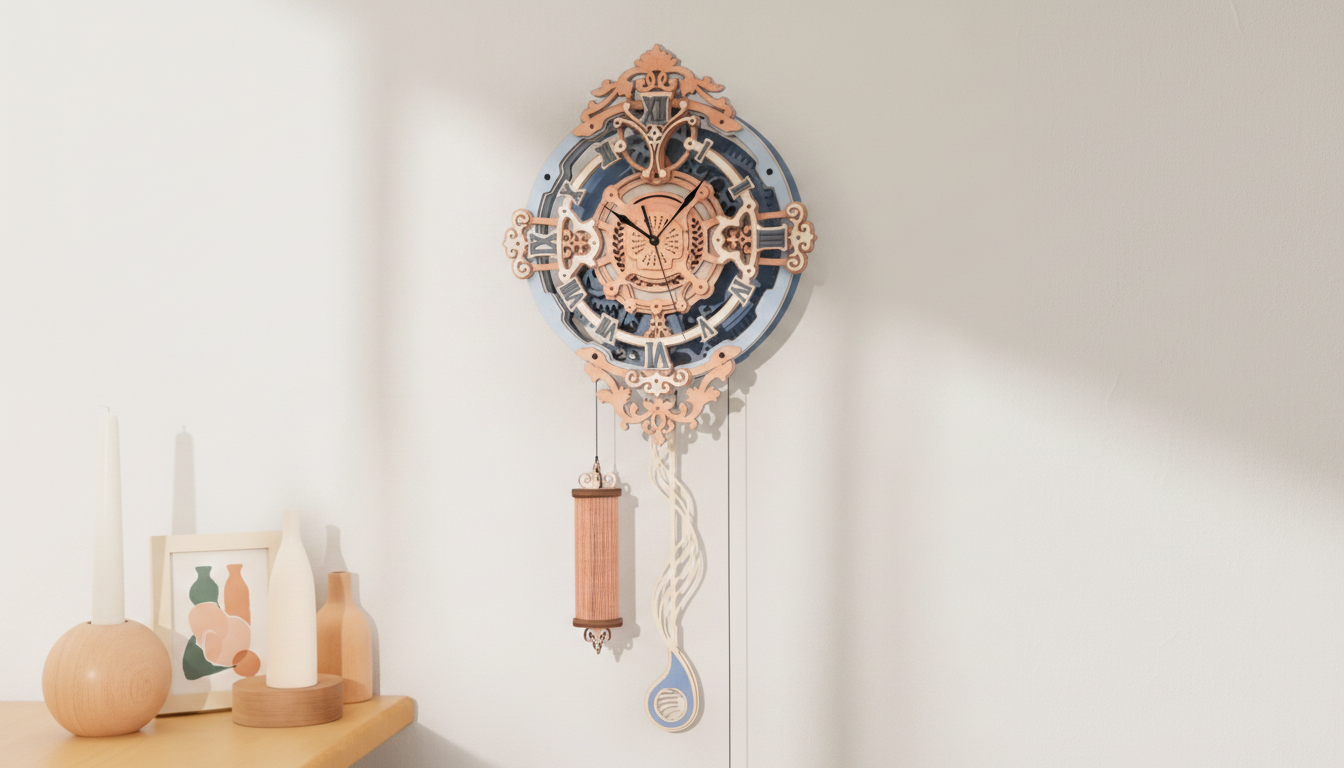 Build a 3D Wooden Puzzle Quartz Wall Clock (DIY)