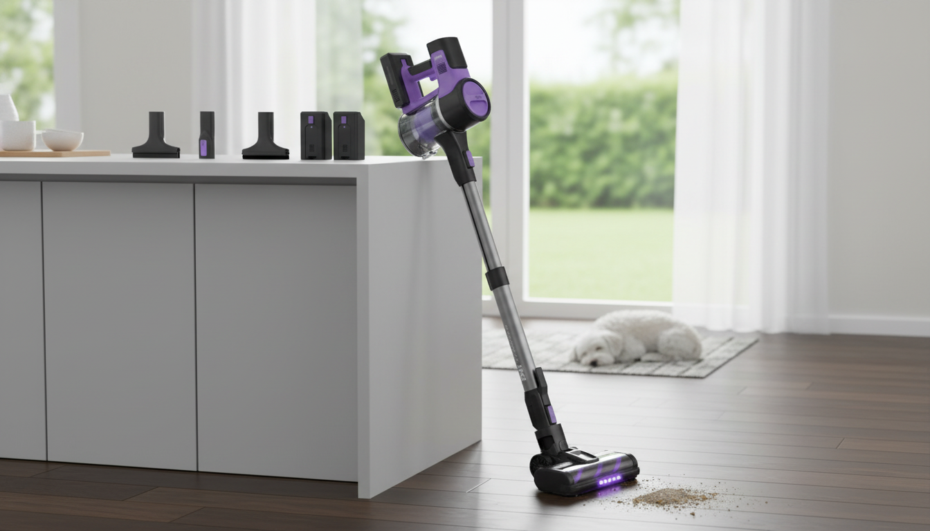 Ultra-Quiet 6-in-1 Cordless Vacuum with 350W Suction